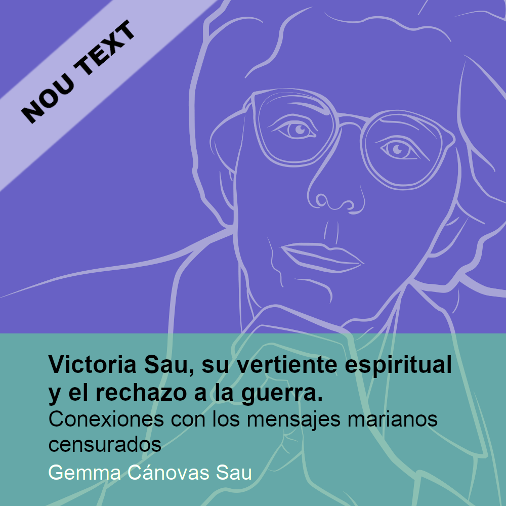 Victoria Sau, su vertiente espiritual y el rechazo a la guerra